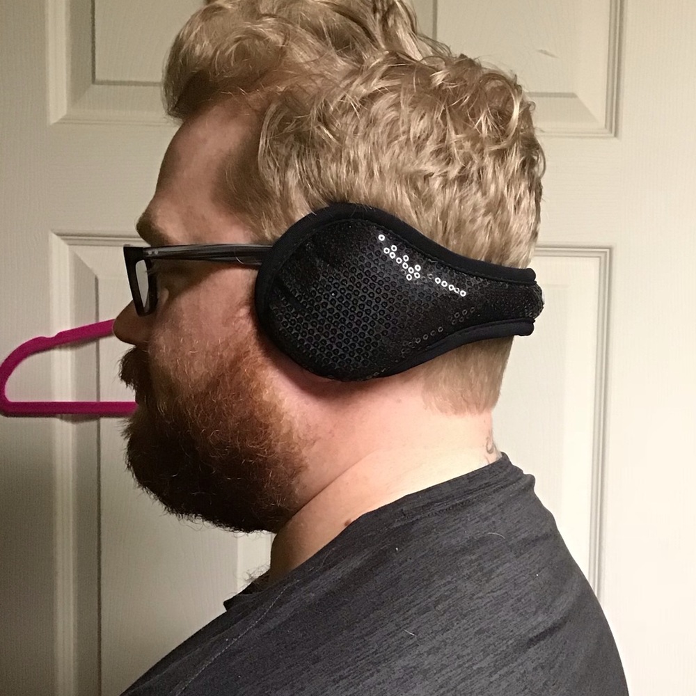 Sequin Earmuffs-adjustable